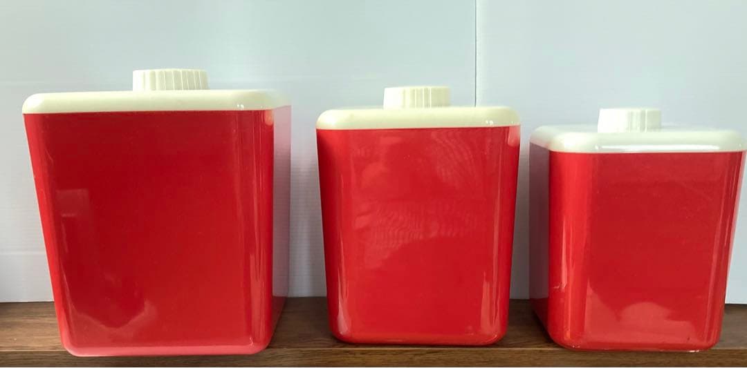 アメリカンヴィンテージ キッチンキャニスター ３サイズセット