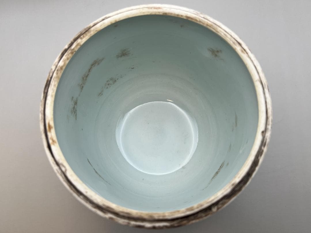 粉彩茶壺　牡丹福寿文　同治年製在印　時代品　中国美術⑤