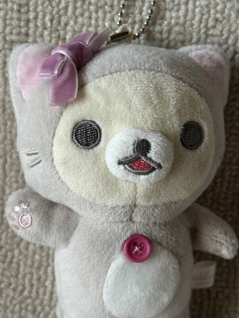 コリラックマ　鏡の中のコリラックマ 　ボールチェーン付ぬいぐるみ　マスコット