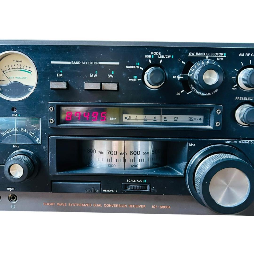 SONY ソニー　ICF-6800A　31バンドマルチバンドレシーバー