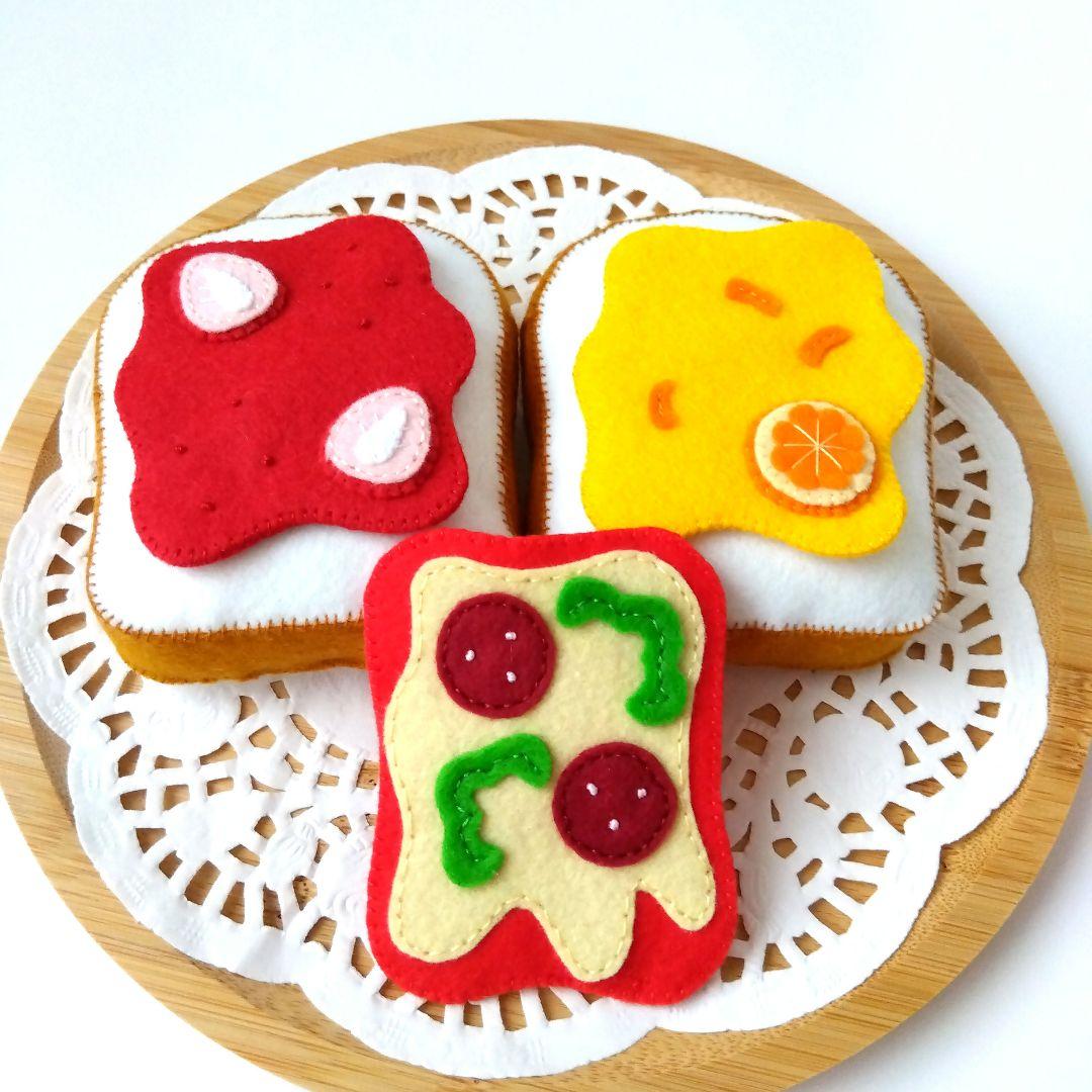 おつま　フェルトおままごと　ままごと　たこ焼き　食パン　ハンバーガー他