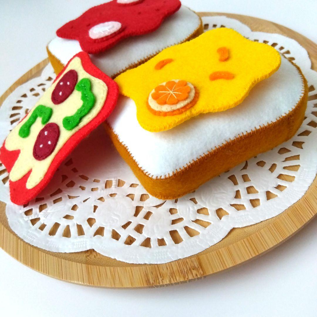 おつま　フェルトおままごと　ままごと　たこ焼き　食パン　ハンバーガー他