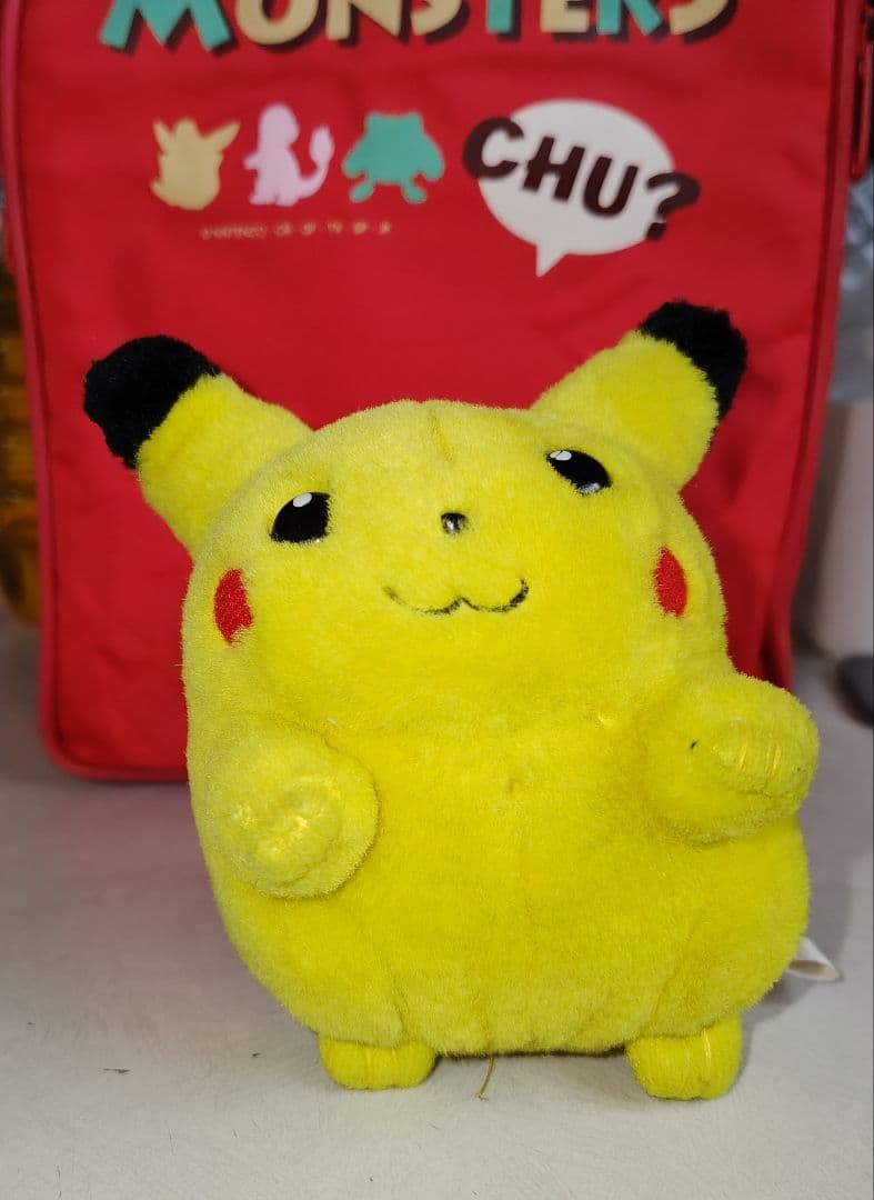 【激レア】NINTENDO ポケモン ぬいぐるみ付 リュック レトロ ピカチュウ