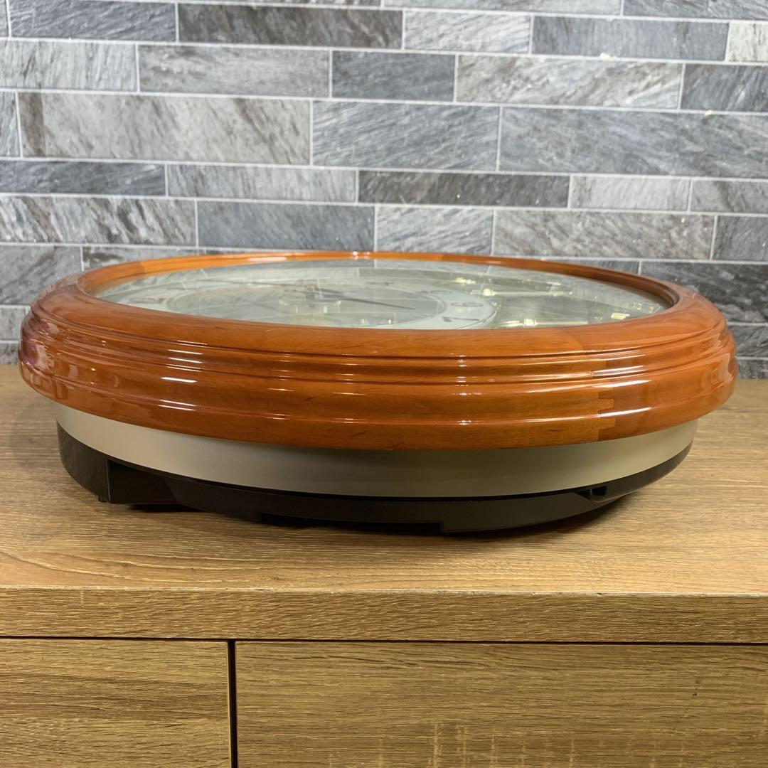 稼働品　生産終了品　リズム時計　RHYTHM スモールワールド　電波からくり時計