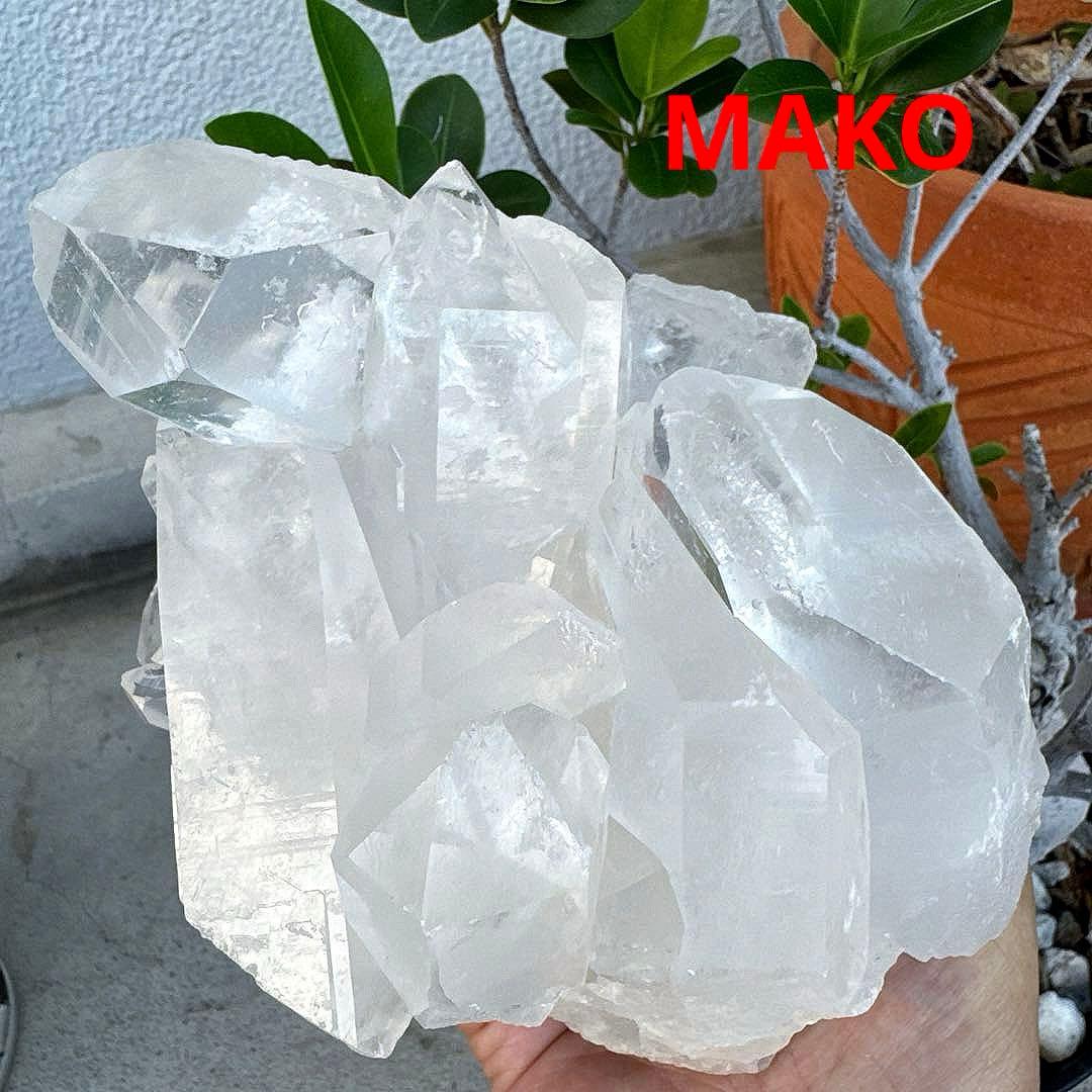 M1750☆水晶クラスター1.9Kg☆天然石　原石☆N50603-A