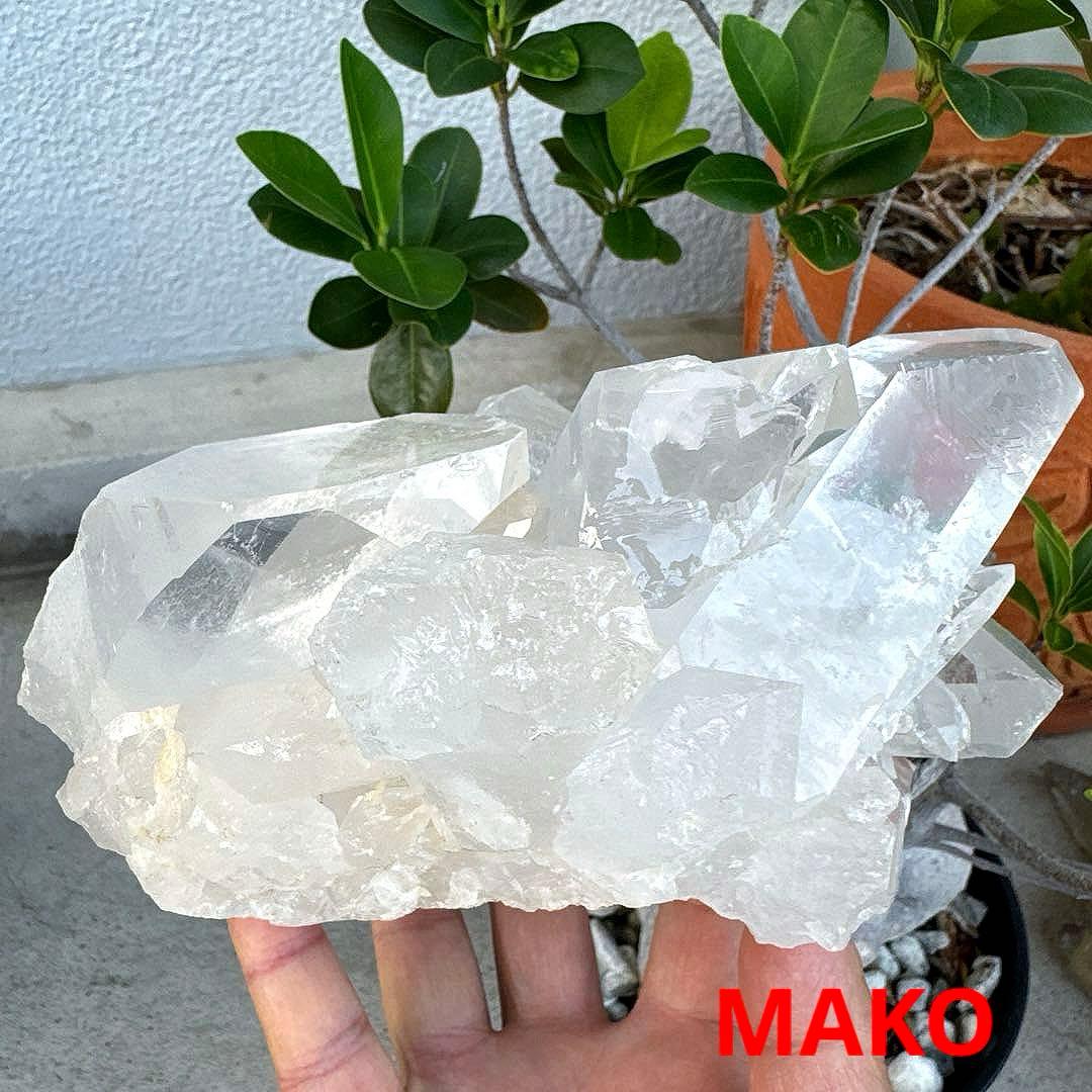 M1750☆水晶クラスター1.9Kg☆天然石　原石☆N50603-A