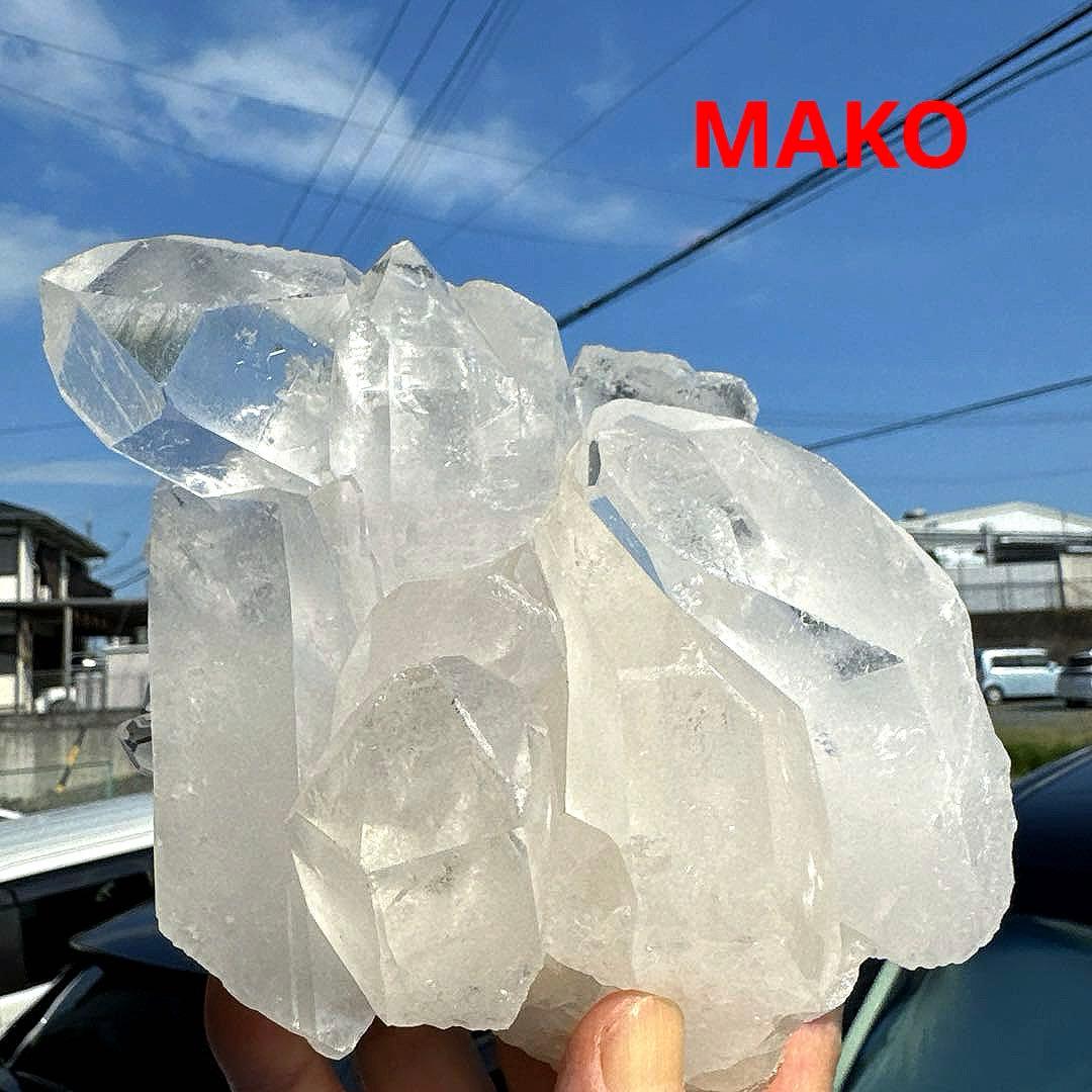 M1750☆水晶クラスター1.9Kg☆天然石　原石☆N50603-A