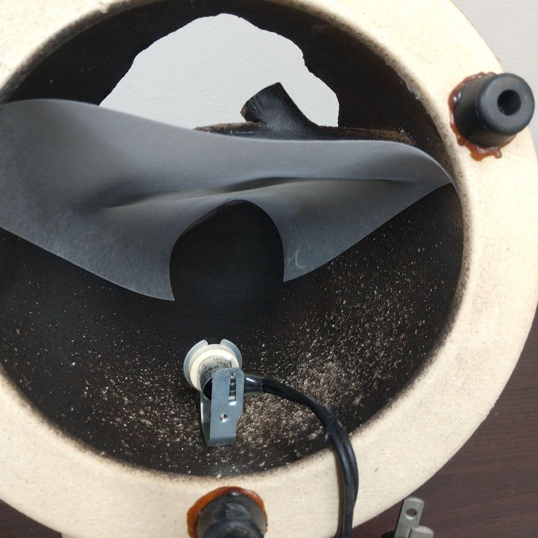 Y*n様 MC3[美品] 信楽焼 フクロウのオブジェ付き 陶器 ランプ インテリ