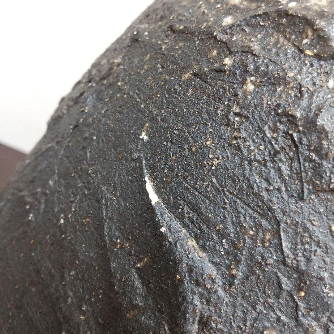 Y*n様 MC3[美品] 信楽焼 フクロウのオブジェ付き 陶器 ランプ インテリ