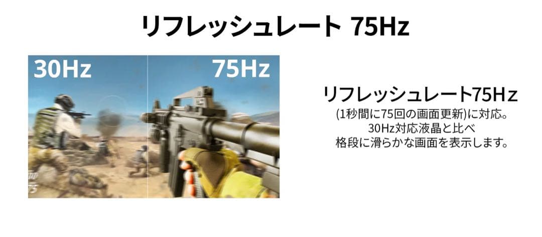 JAPANNEXT 27インチ IPSパネルWQHD(2560x1440)解像度