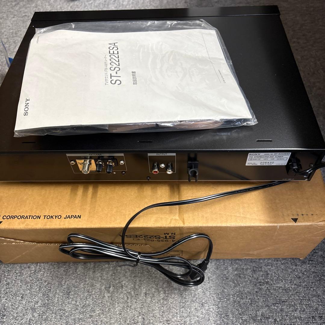 R*n様 SONY ソニー ST-S222ESA FM/AMチューナー