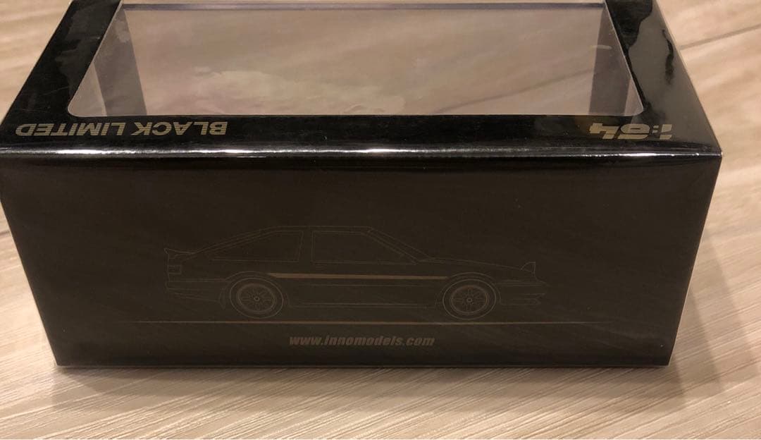 INNO 1/64 トヨタ スプリンタートレノ AE86 ブラックリミテッド