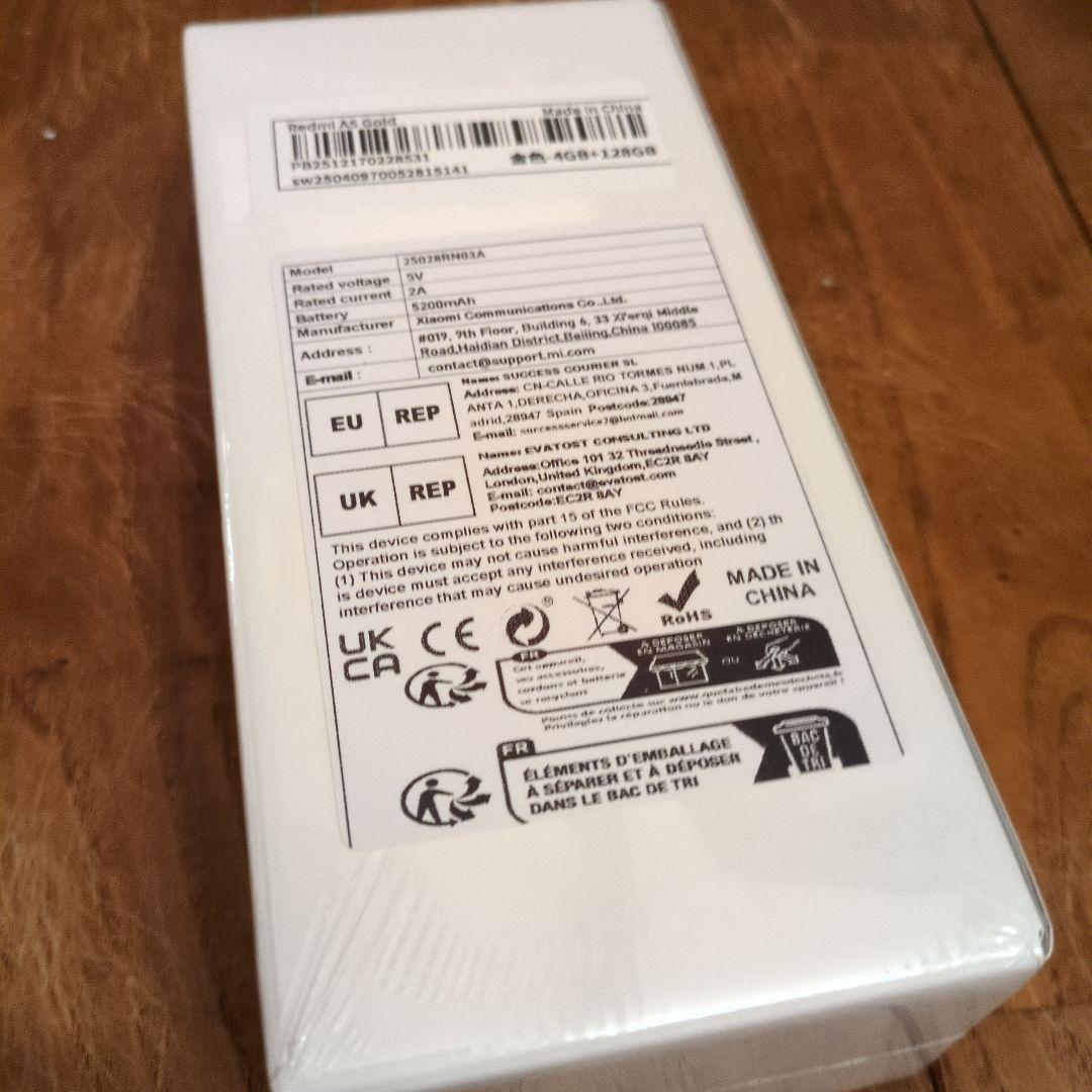 お値下！Xiaomi Redmi A5 4GB+128GB ゴールド