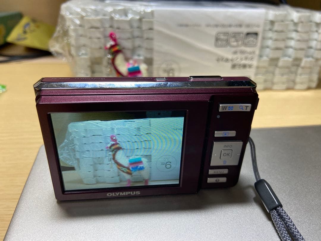 【全動作良好】OLYMPUS FE-4020 ピンク デジカメ フルセット