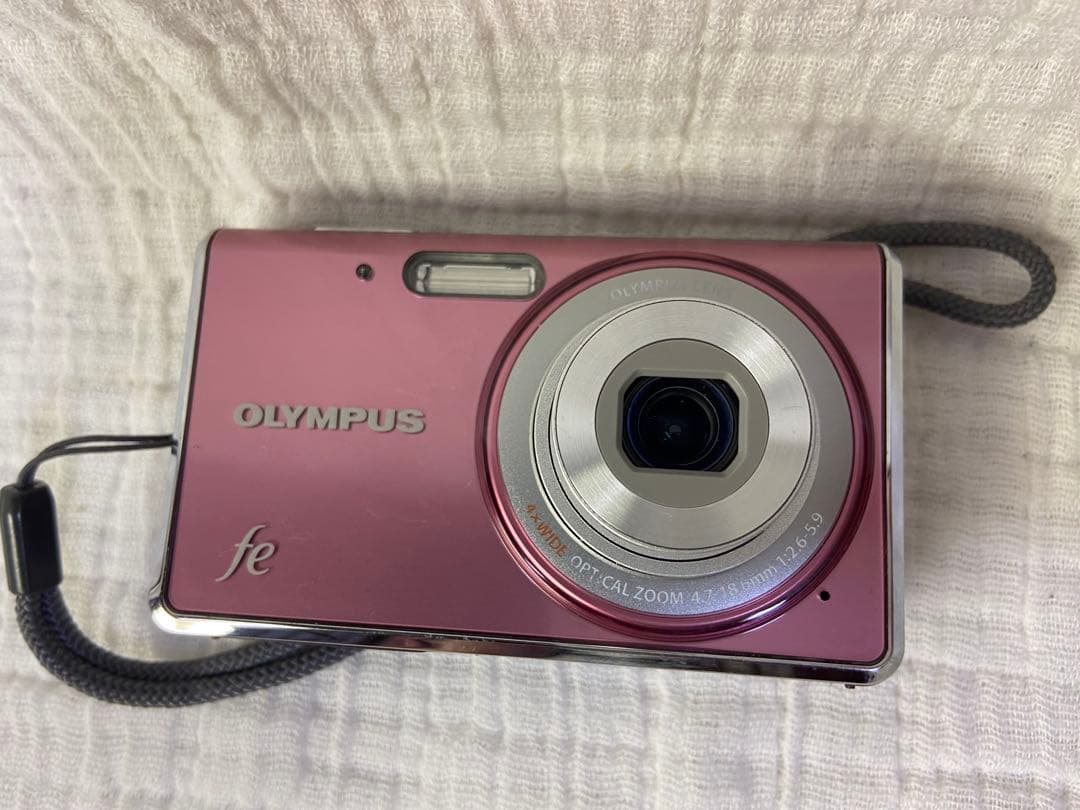 【全動作良好】OLYMPUS FE-4020 ピンク デジカメ フルセット