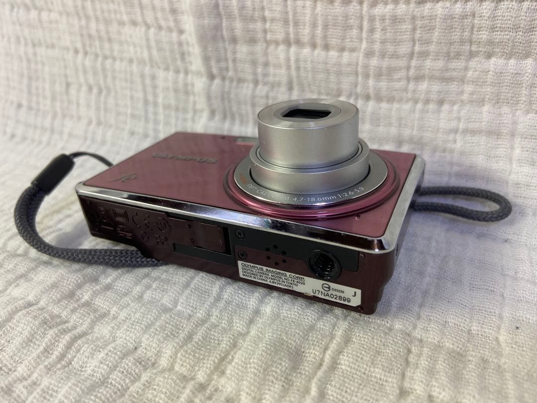【全動作良好】OLYMPUS FE-4020 ピンク デジカメ フルセット