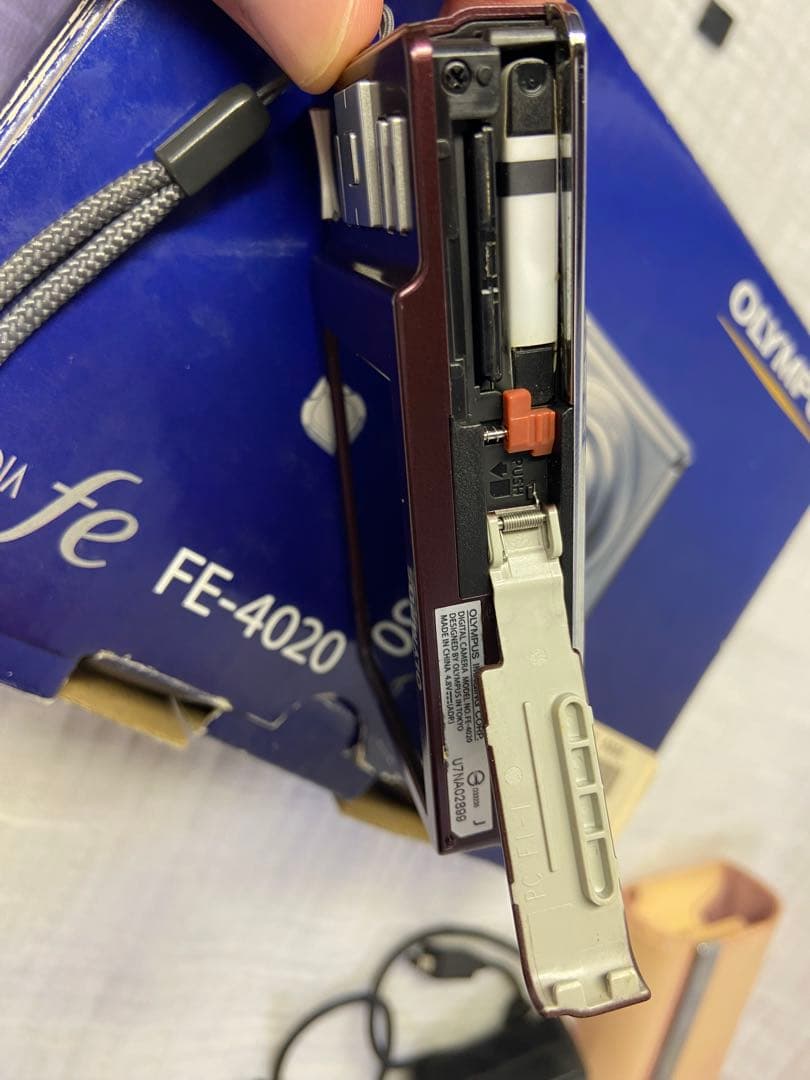 【全動作良好】OLYMPUS FE-4020 ピンク デジカメ フルセット
