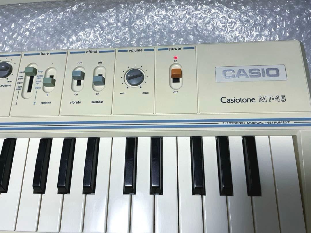 Casio MT-45☆カシオトーン初期モデル☆グッドデザイン賞受賞品☆