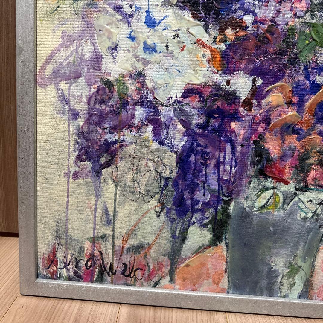SANDY WELCH アートボード フローラ パープル
