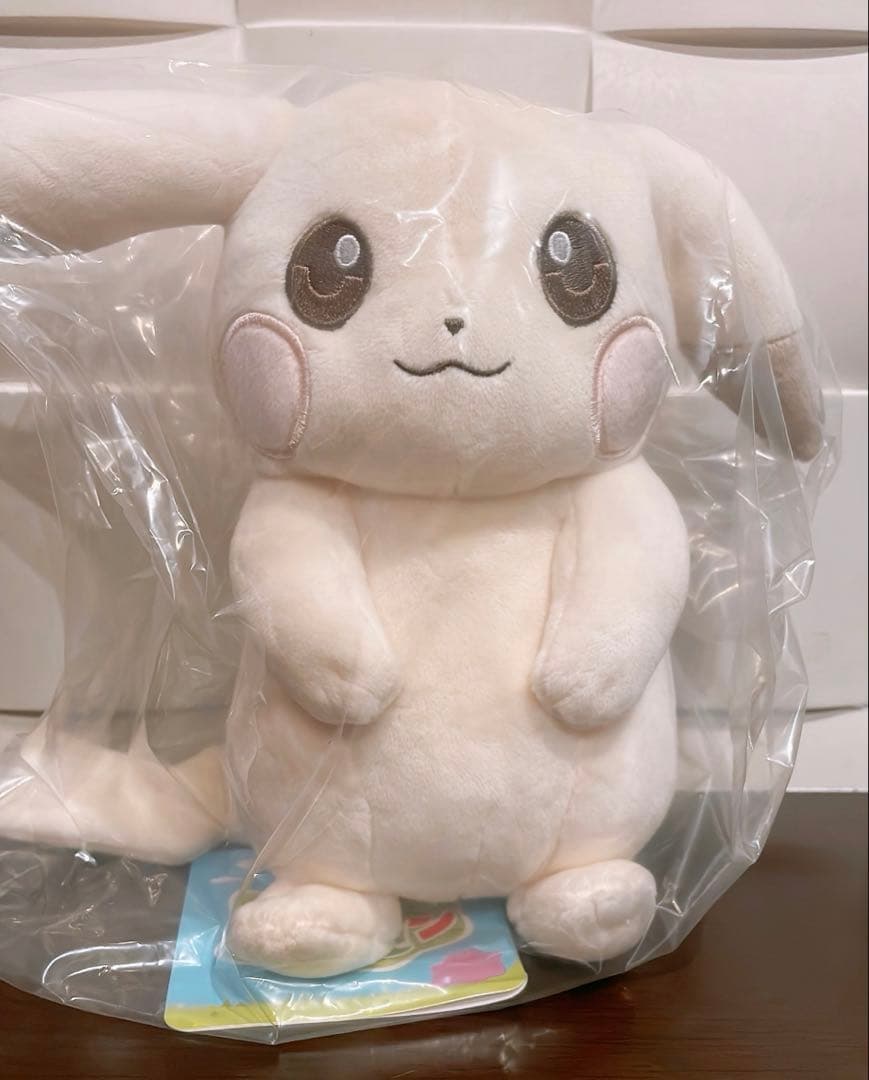 【２点セット】ぽこ あポケモン　うすいろピカチュウ　LEDライト・ぬいぐるみ