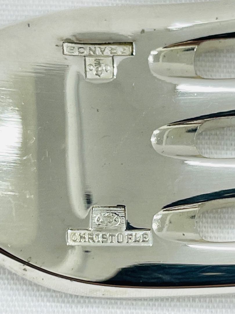 【E】クリストフル　Christofle リュバン　テーブルフォーク4本セット