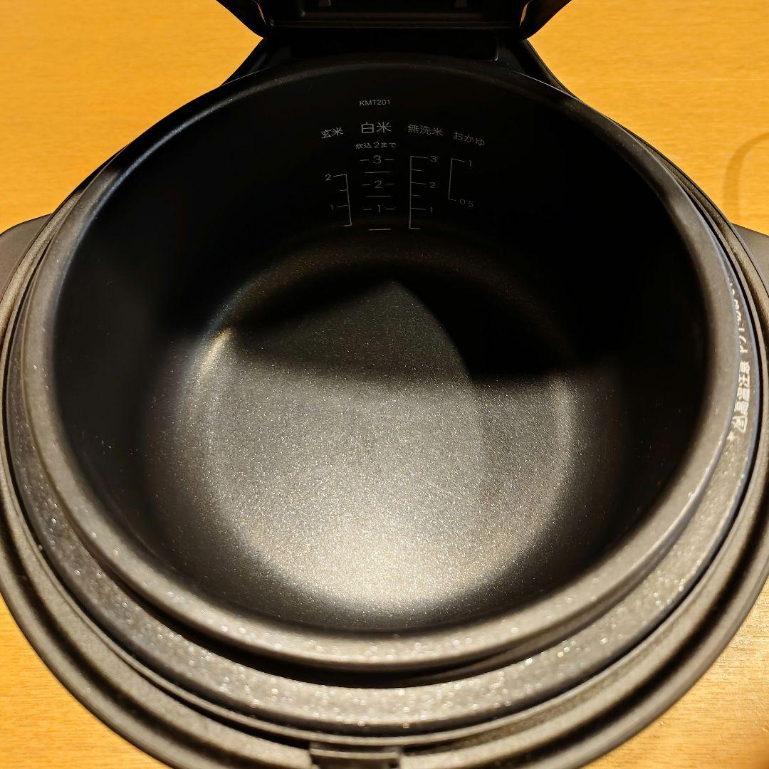 美品 BALMUDA The Gohan 電気炊飯器 K03A-BK ザゴハン