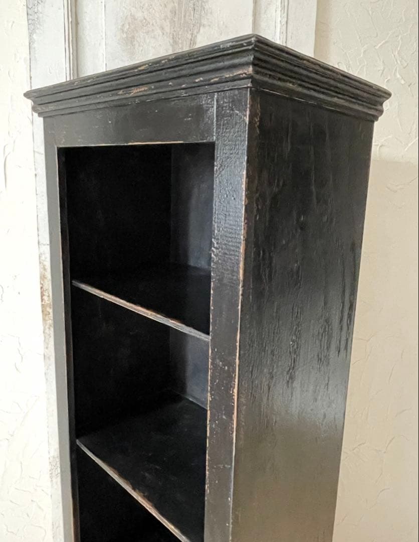 【新春SALE】シェルフ　アンティーク風　シャビー加工(送料込)