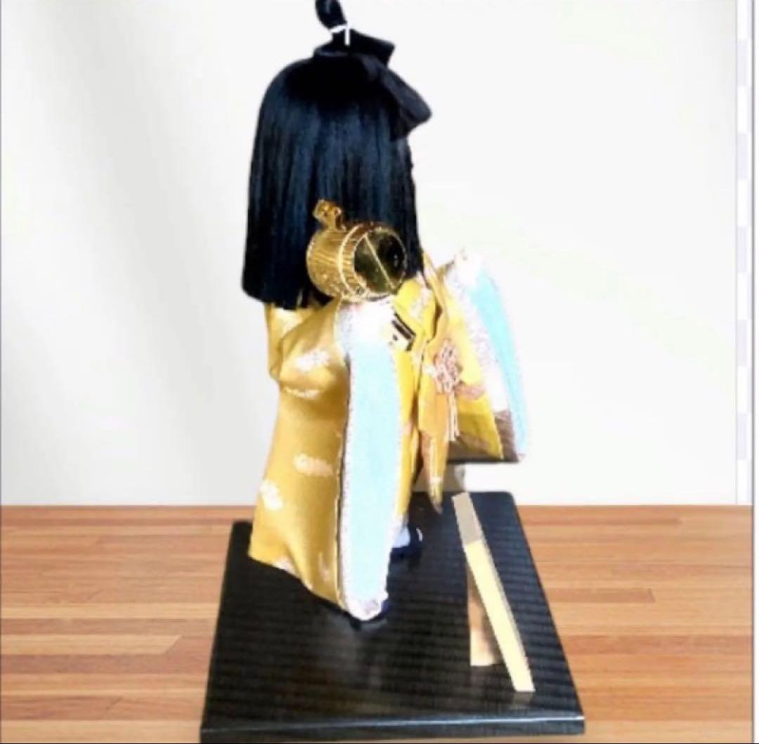 五月人形 夢わらべ 嘉房作 陶器 ガラスケース付 高33cm 美品