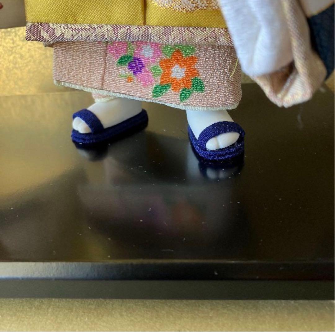 五月人形 夢わらべ 嘉房作 陶器 ガラスケース付 高33cm 美品