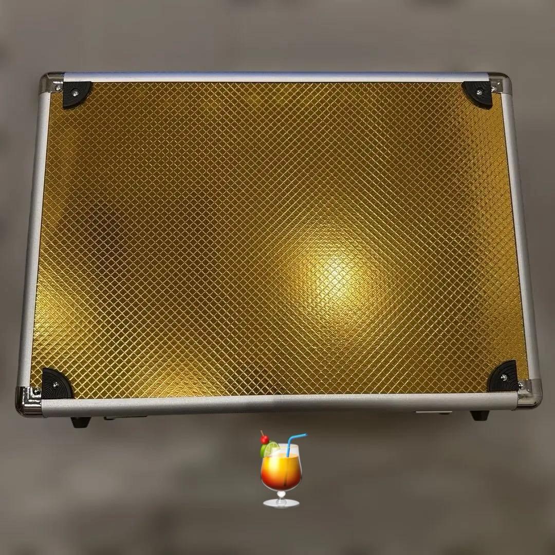 未使用） アルミツールケース アタッシュケース 鍵付き ブ ロッククッション付き