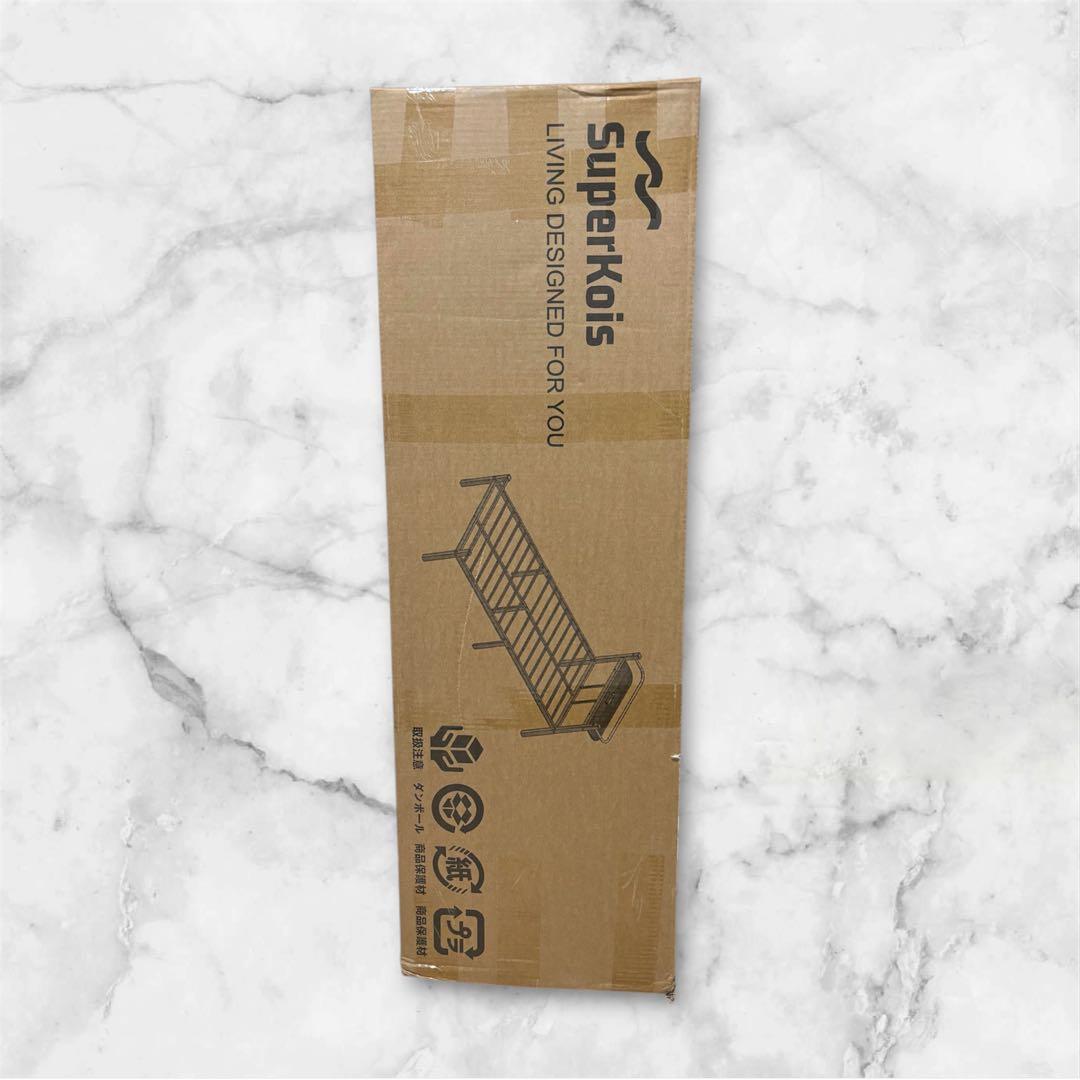 新品未使用品　ベッドフレーム シングル ベッド2口コンセント パイプベッド