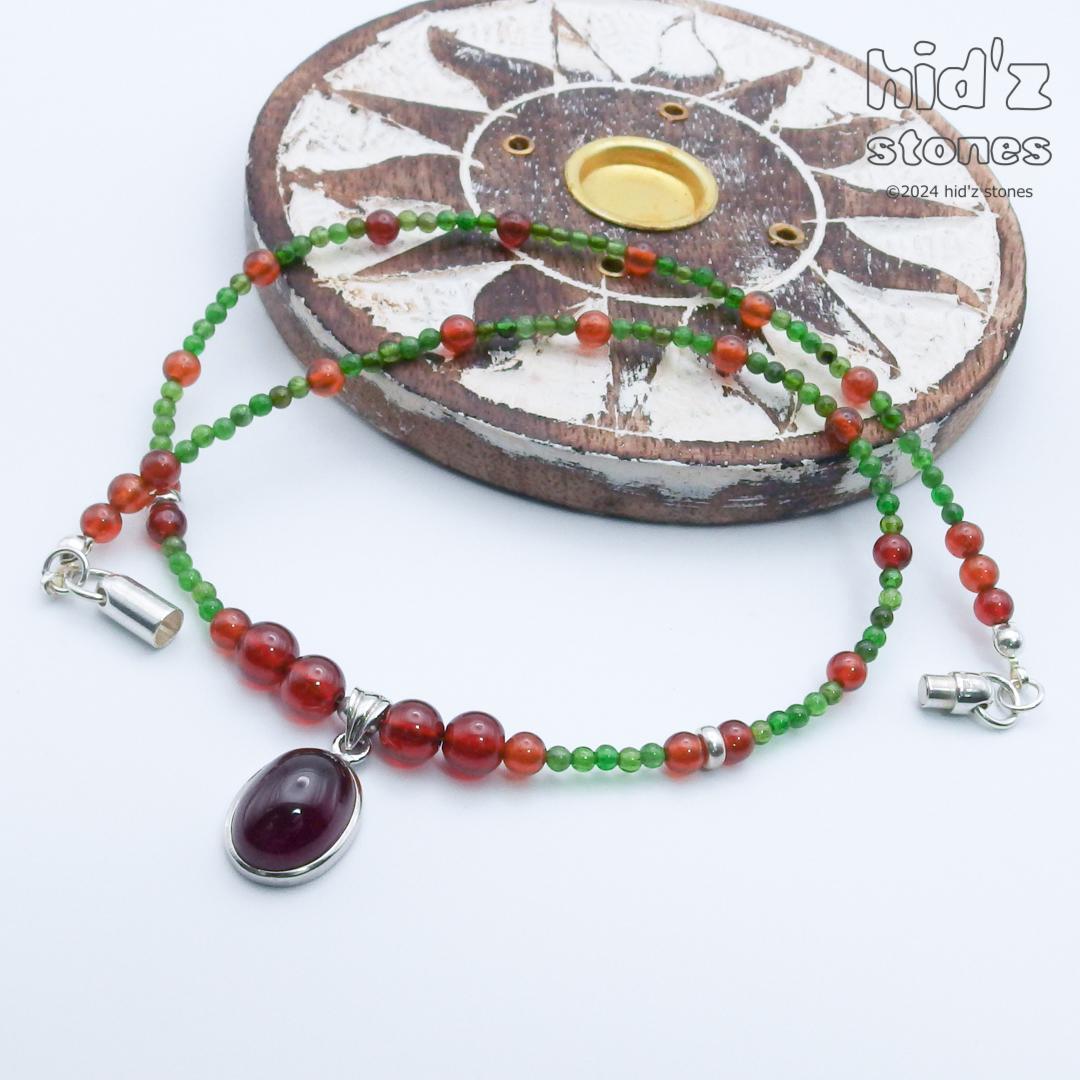 ◆一点もの天然石ネックレス:MSiC-007