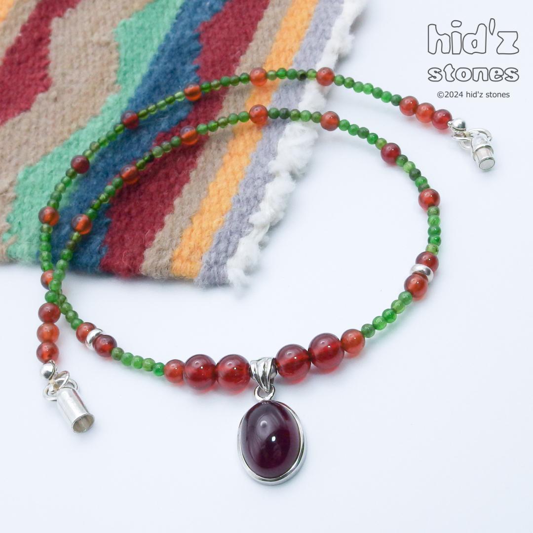 ◆一点もの天然石ネックレス:MSiC-007