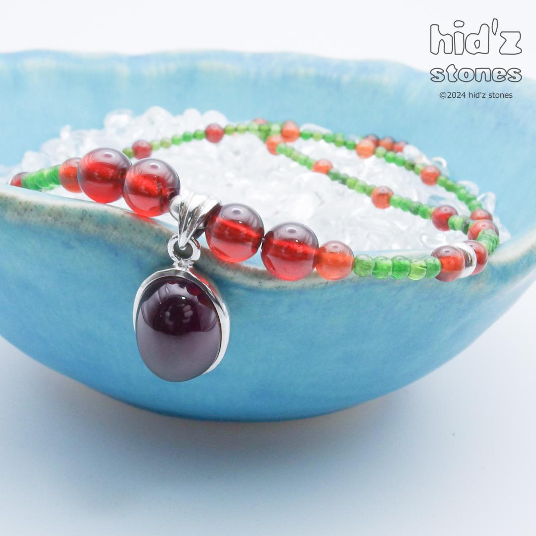 ◆一点もの天然石ネックレス:MSiC-007