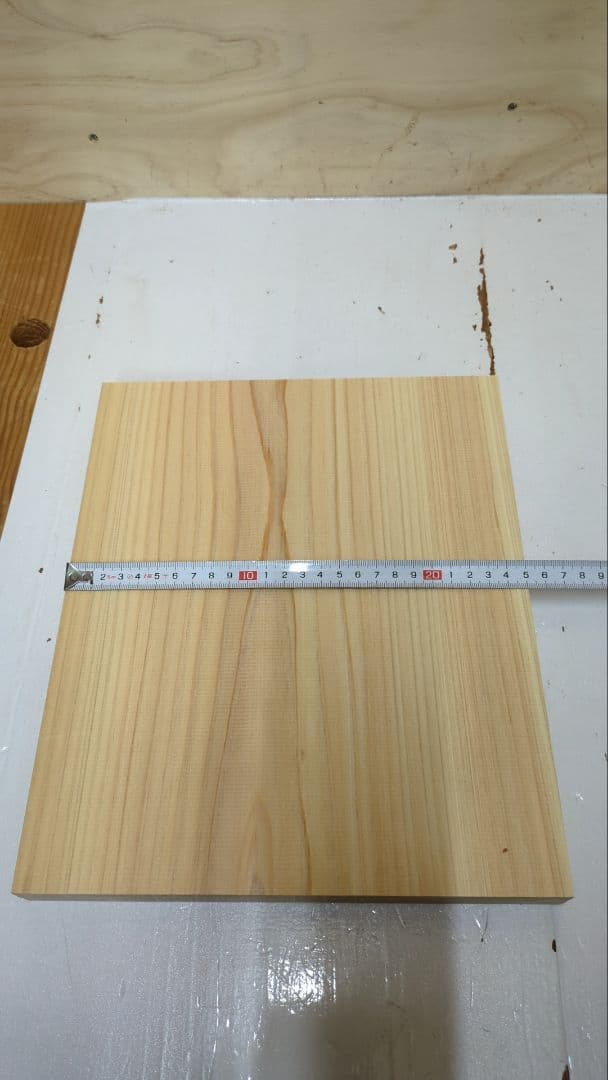 NO.2034　桧（ヒノキ）　まな板　2枚セット　木材