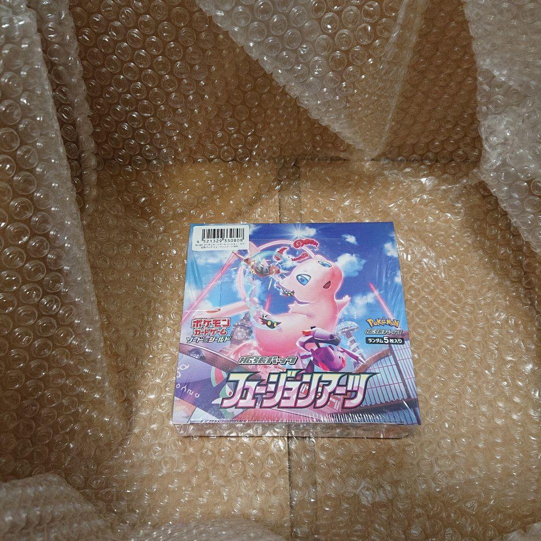 新品未開封 シュリンク付き 未開封 ポケモンカード フュージョンアーツ 1box