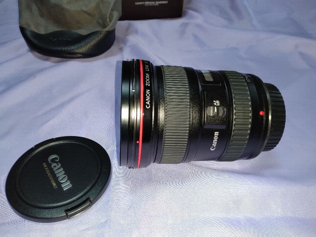 美品　キャノンCanon　EF17-40mm f/4 L USM レンズおまけ付