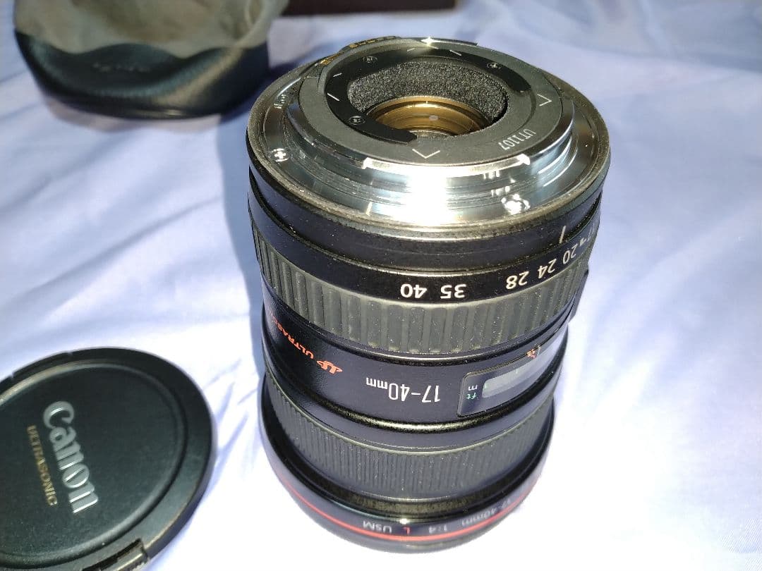 美品　キャノンCanon　EF17-40mm f/4 L USM レンズおまけ付