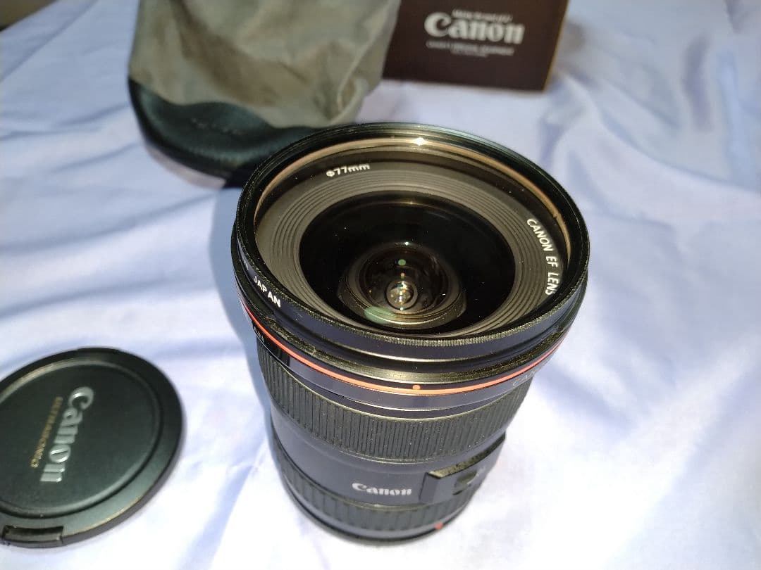 美品　キャノンCanon　EF17-40mm f/4 L USM レンズおまけ付