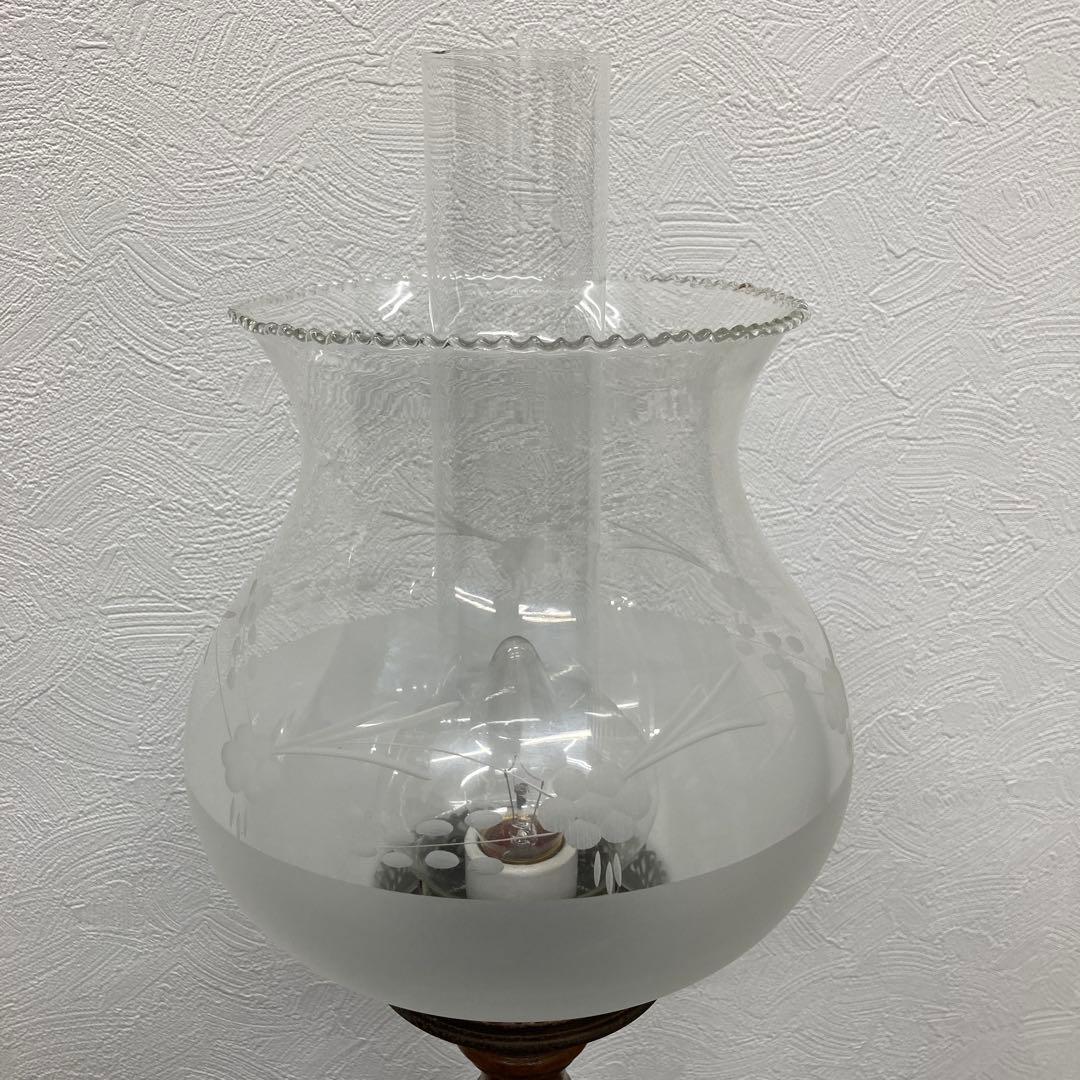 イタリア PVS Firenze フロアランプ ガラスシェード アンティーク調