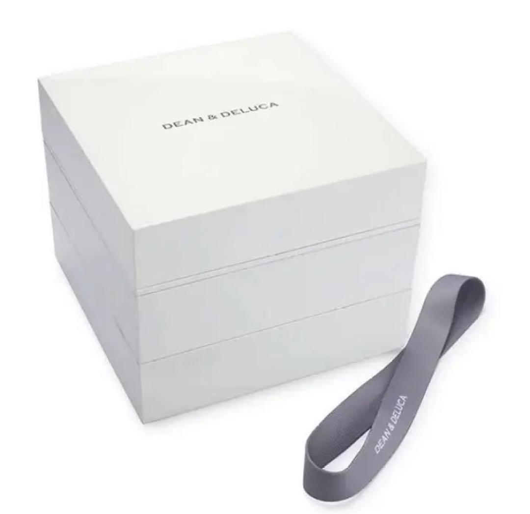 DEAN & DELUCA 三段重大 ホワイト & クーラーバッグブラックL