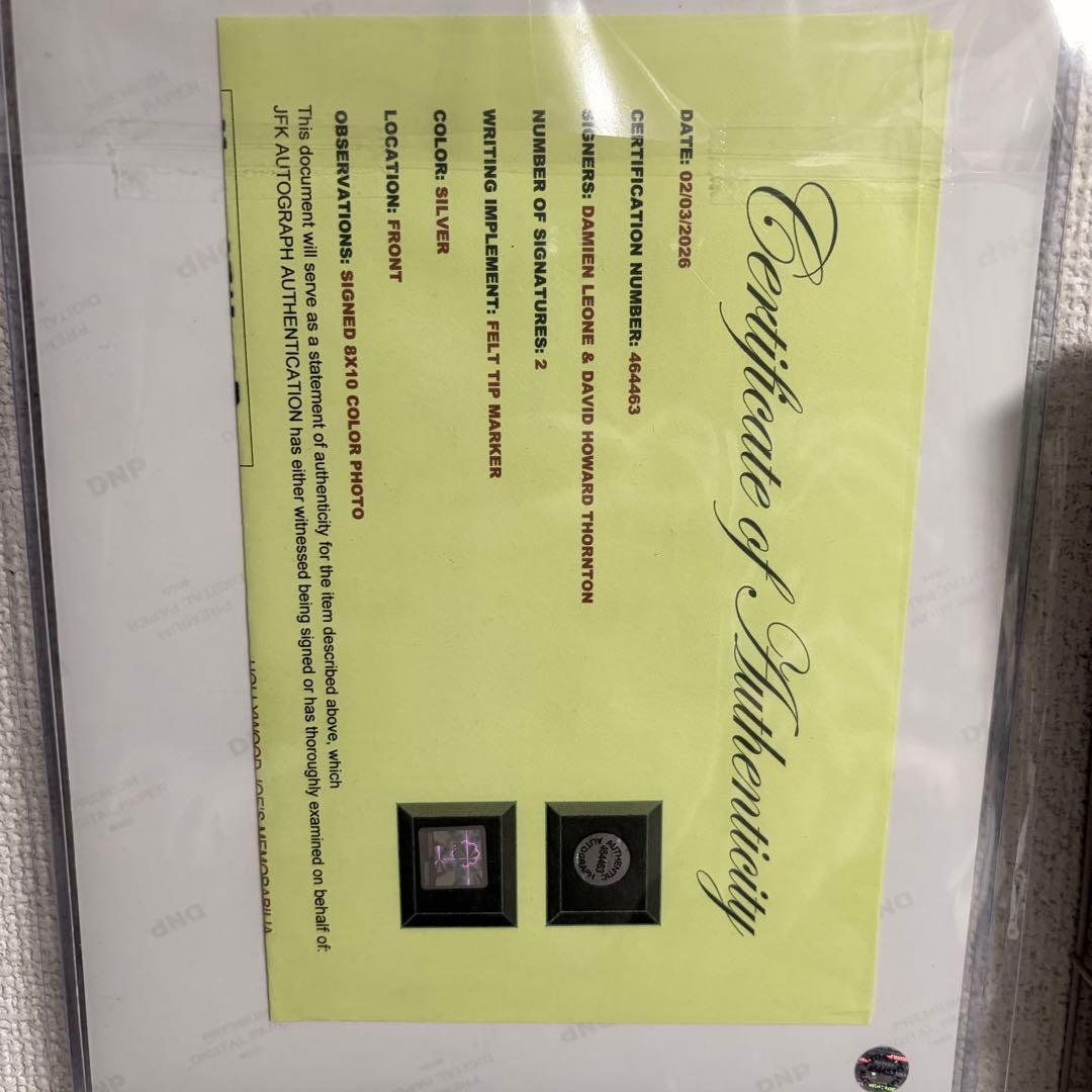 テリファー 直筆サイン ポスター