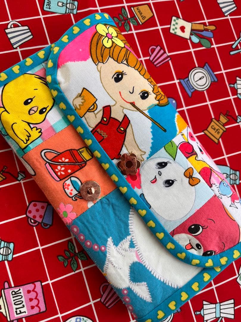 サ*ン様 昭和 レトロ レア生地 使用 長財布