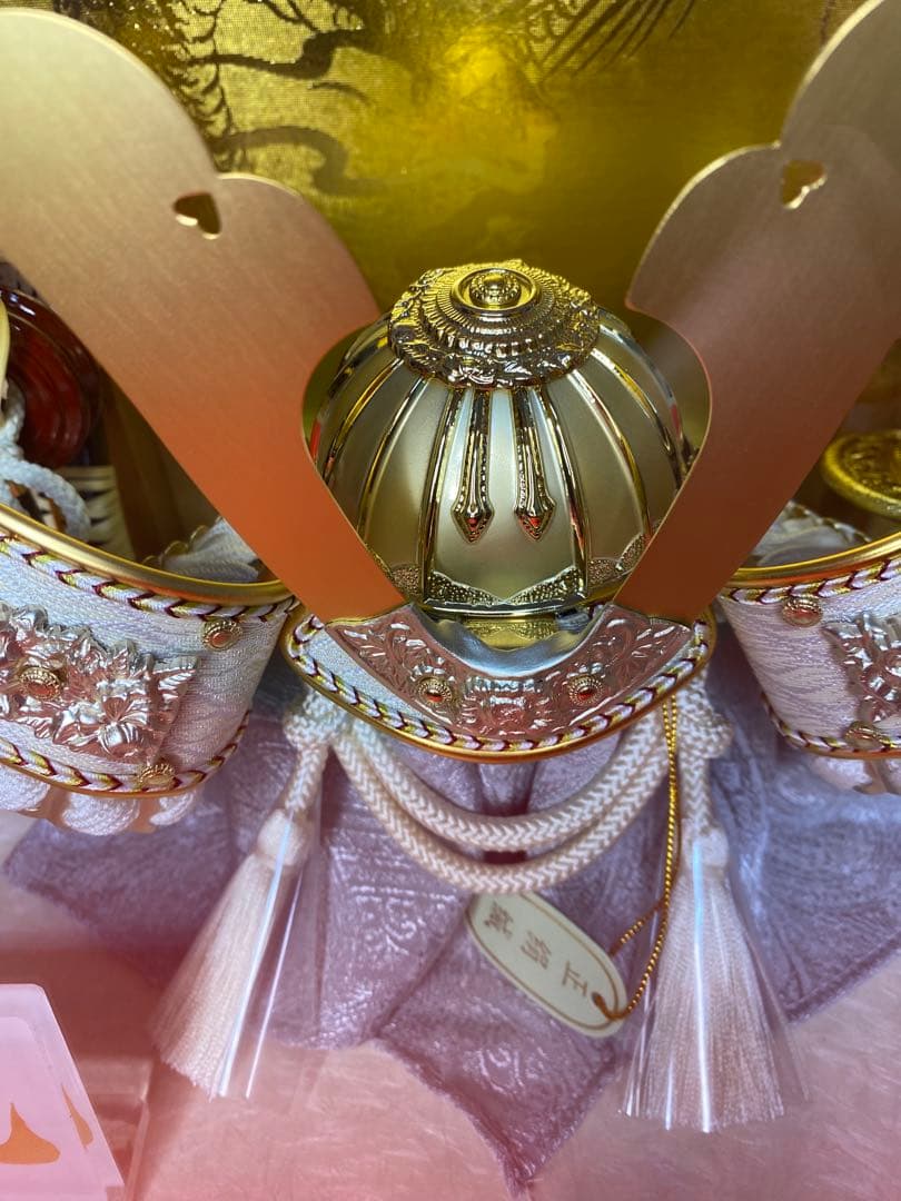 東京久月　五月人形　兜飾り　アクリルケース入り　コンパクトサイズ