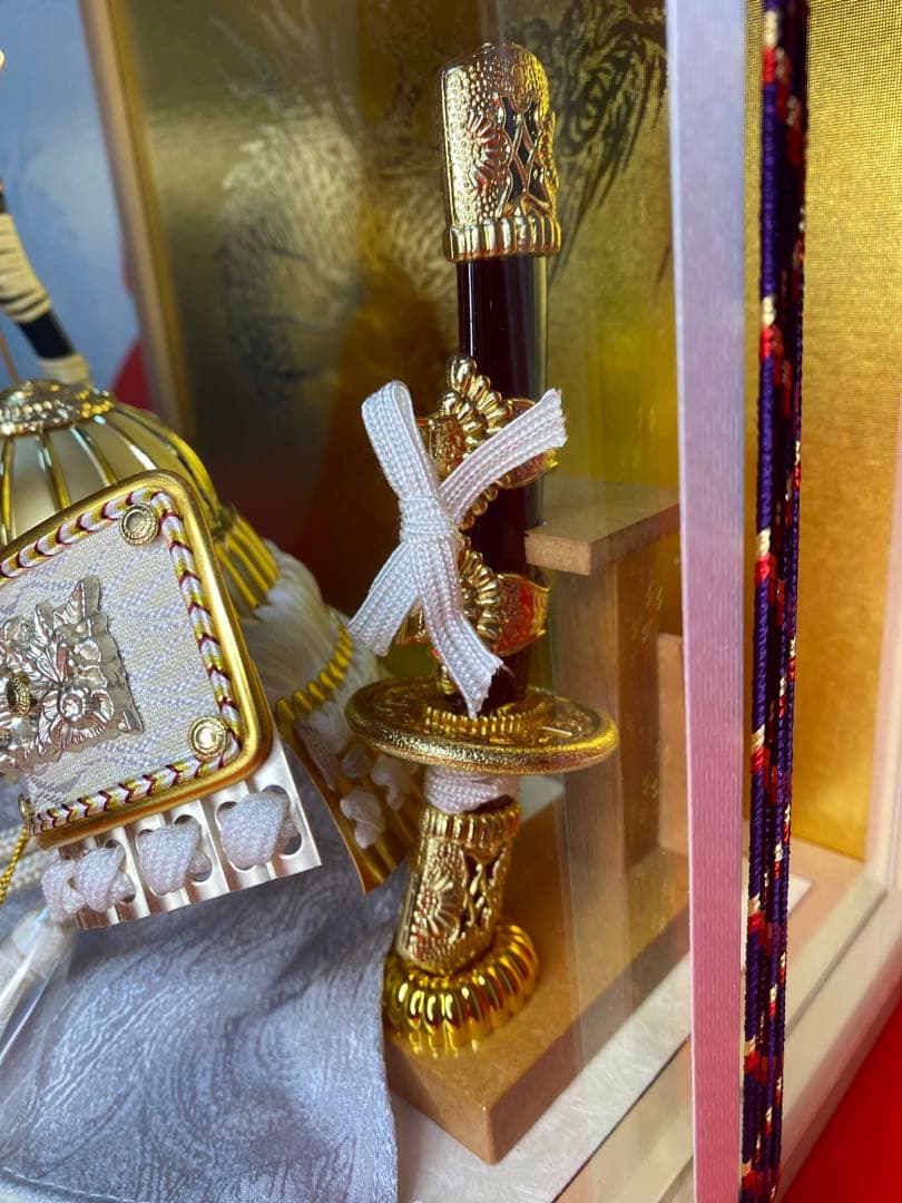 東京久月　五月人形　兜飾り　アクリルケース入り　コンパクトサイズ