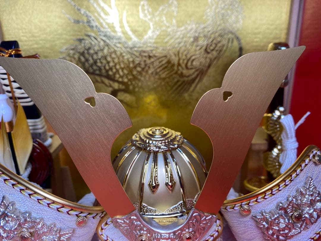 東京久月　五月人形　兜飾り　アクリルケース入り　コンパクトサイズ