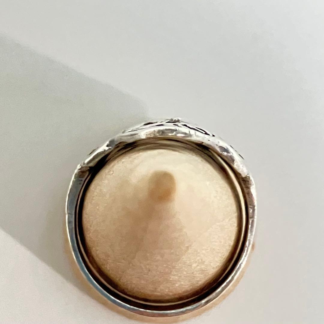 Mexico silver 925 透かし　リング　vintage