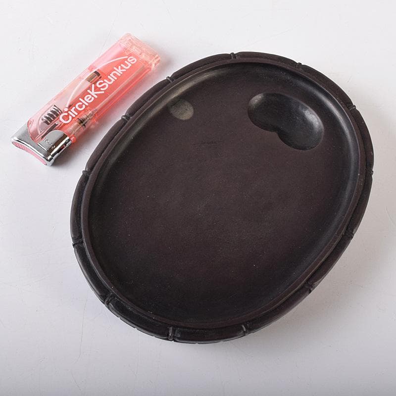 中国　書道具　端渓硯　時代箱付　M　R8260