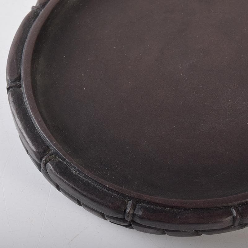中国　書道具　端渓硯　時代箱付　M　R8260