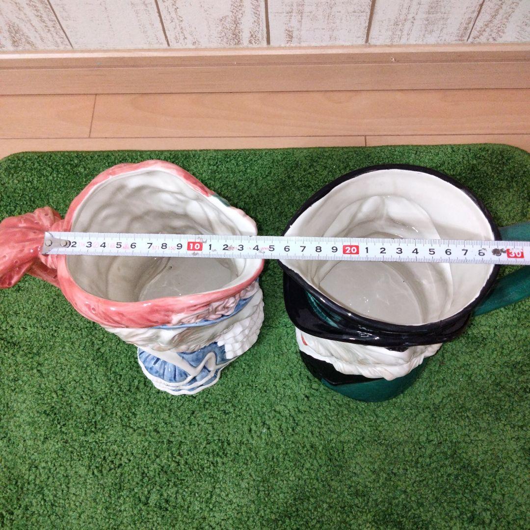FITZ & FLOYD　ビンテージ　猫　水差し　陶器　２個セット